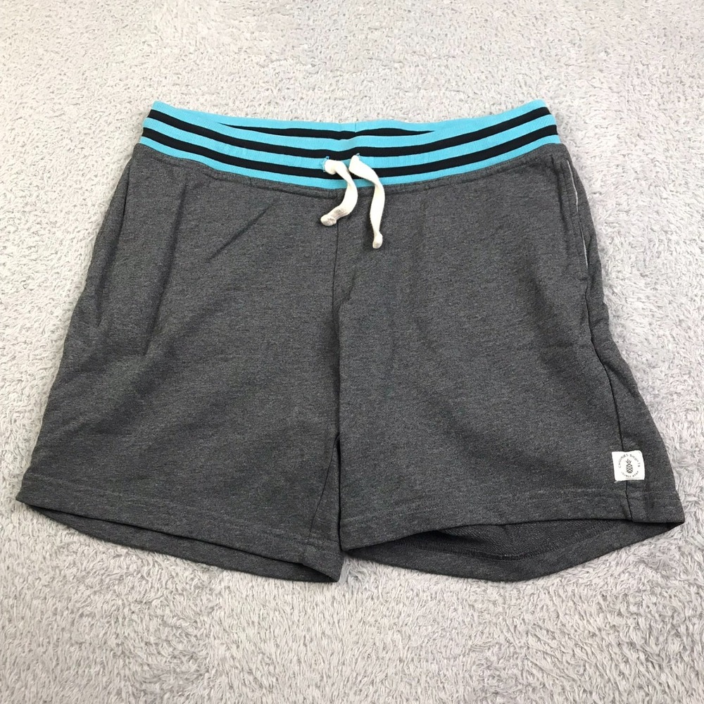 Chubbies Shorts‎ Mens M Gray Cotton Stretch Drawstring 7" Lounge Wear